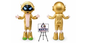 Cartoon Robot Mascot Costume Cartoon Robot Mascot Costume