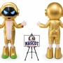 Cartoon Robot Mascot Costume