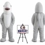 Cartoon Shark Mascot Costume