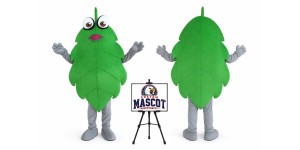 Cartoon Leaves Mascot Costume Cartoon Leaves Mascot Costume