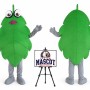 Cartoon Leaves Mascot Costume