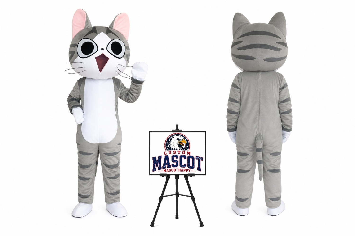 Cartoon Cat Mascot Costume Cartoon Cat Mascot Costume