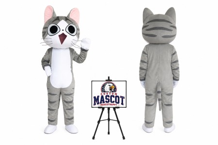 Cartoon Cat Mascot Costume
