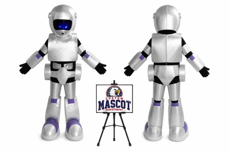 Cartoon Intelligent Robot Mascot Costume