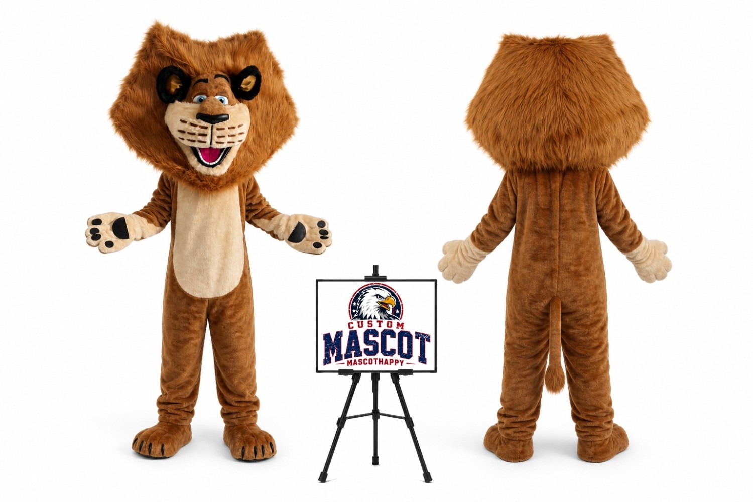 Cartoon Lion Mascot Costume Cartoon Lion Mascot Costume