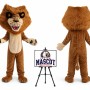Cartoon Lion Mascot Costume