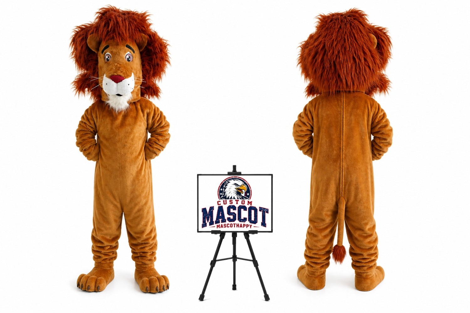 Cartoon Lion Mascot Costume Cartoon Lion Mascot Costume