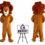 Cartoon Lion Mascot Costume