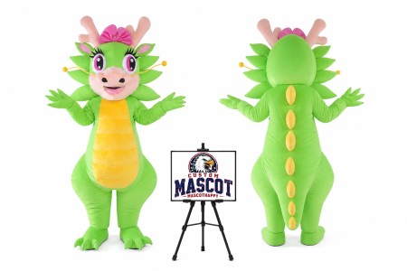 Cartoon Little Dinosaur Dragon Mascot Costume