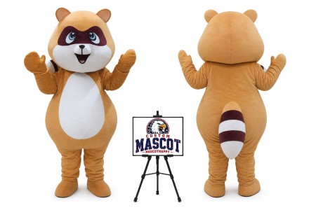 Cartoon Little Raccoon Mascot Costume