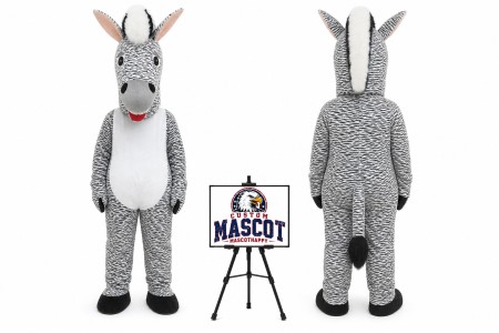 Cartoon Donkey Mascot Costume