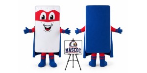 Cartoon Mattress Mascot Costume Cartoon Mattress Mascot Costume