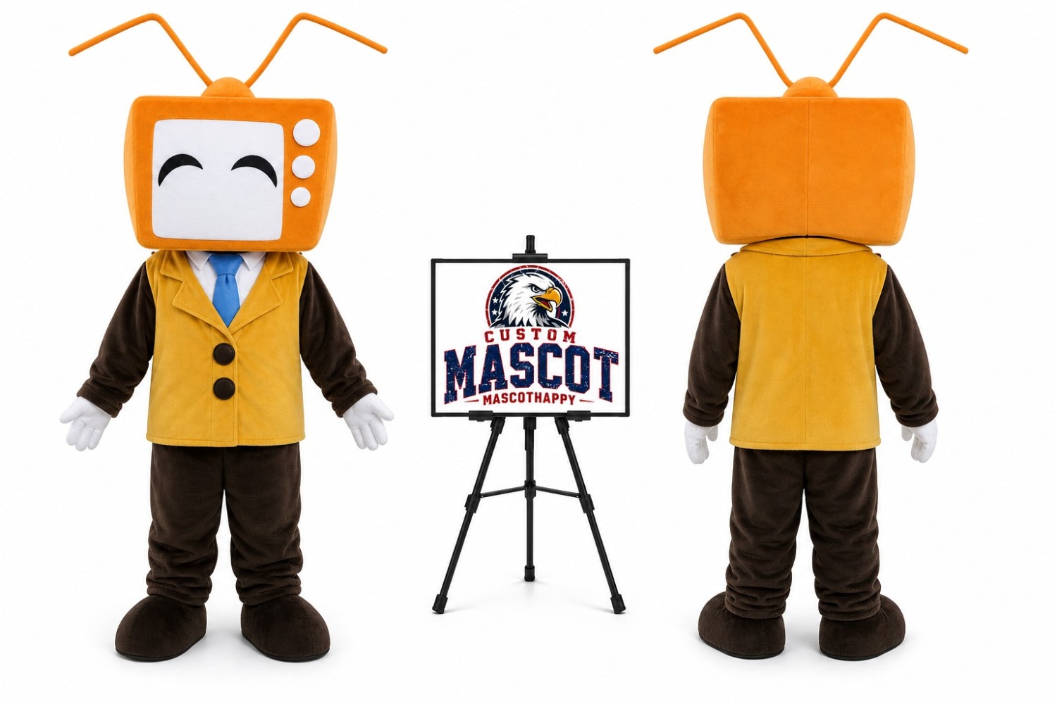Adult Carnival Plush Tv Mascot Costume Adult Carnival Plush Tv Mascot Costume