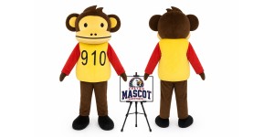 Brown Cartoon Monkey Robot Mascot Costume Brown Cartoon Monkey Robot Mascot Costume