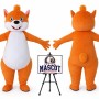 Cartoon Mouse Animal Squirrel Mascot Costume