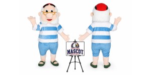 Cartoon Old Man Mascot Costume Cartoon Old Man Mascot Costume