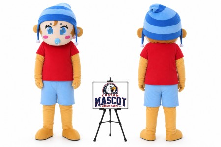 Cartoon Pacifier Monkey Mascot Costume