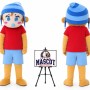 Cartoon Pacifier Monkey Mascot Costume