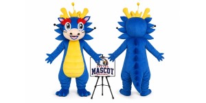 Cartoon Pass Little Dragon Mascot Costume Cartoon Pass Little Dragon Mascot Costume