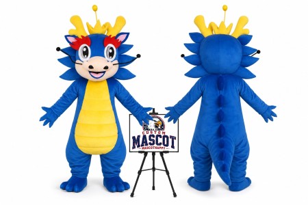 Cartoon Pass Little Dragon Mascot Costume