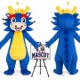 Cartoon Pass Little Dragon Mascot Costume