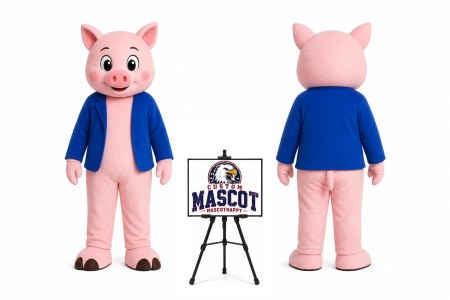 Cartoon Pig Mascot Costume