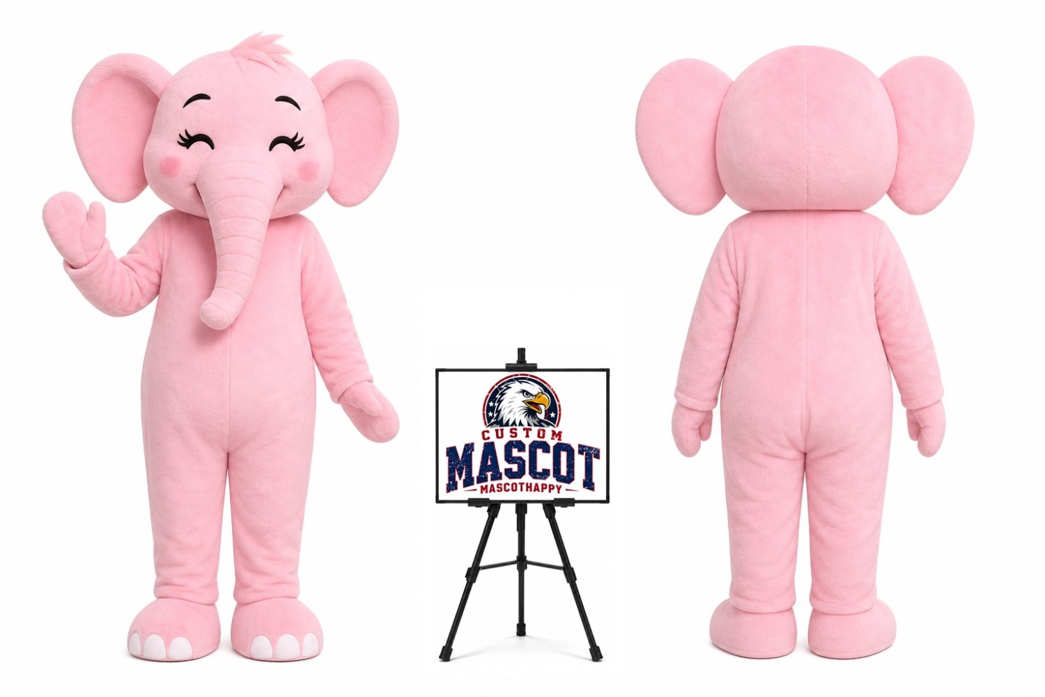 Cartoon Elephant Mascot Costume Cartoon Elephant Mascot Costume