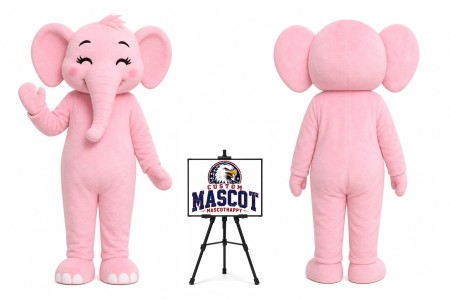 Cartoon Elephant Mascot Costume
