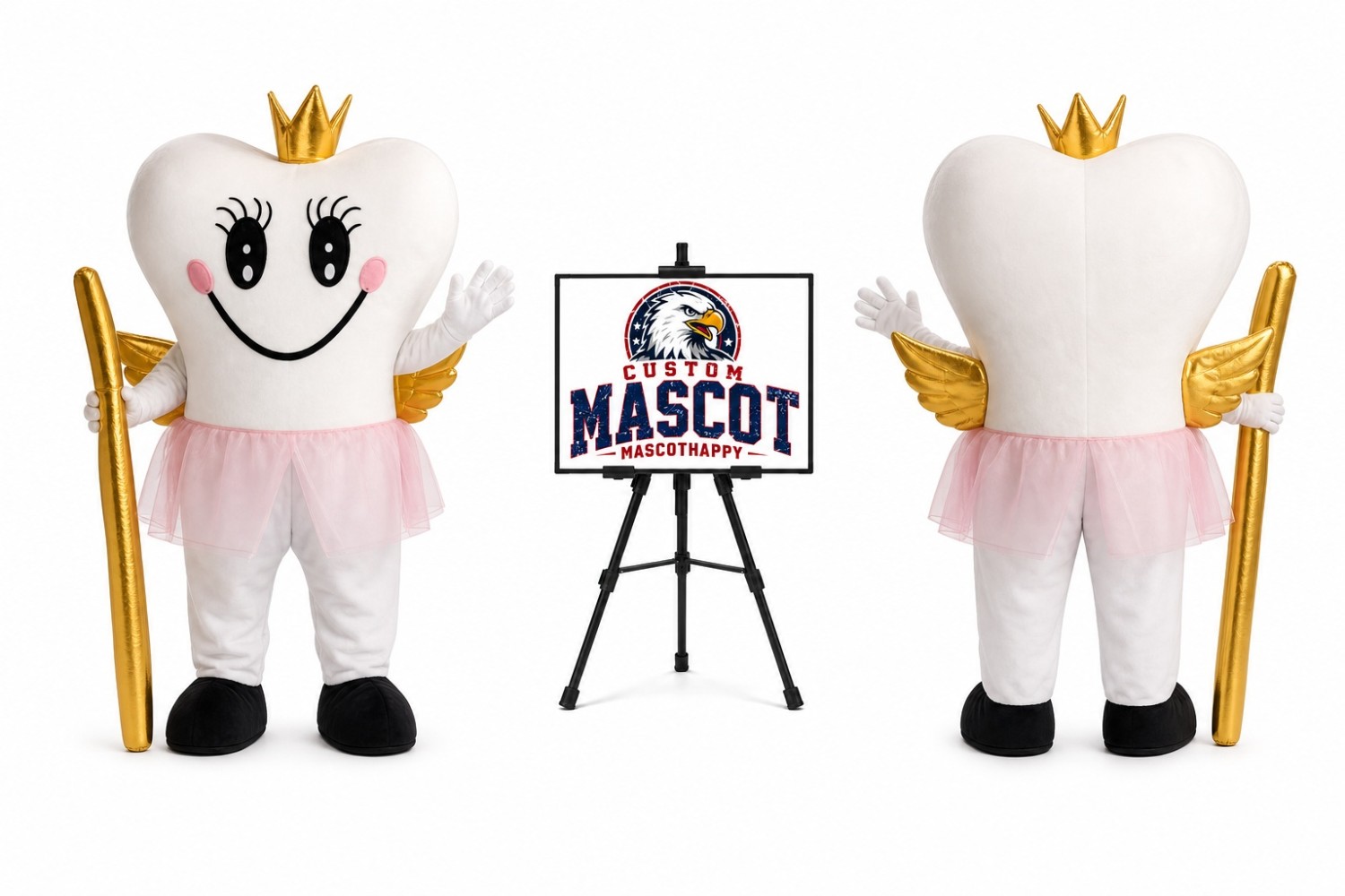 Tooth Fairy Mascot Costume for Dental Events Tooth Fairy Mascot Costume for Dental Events
