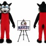 Animal Wolf Plush Mascot Costume