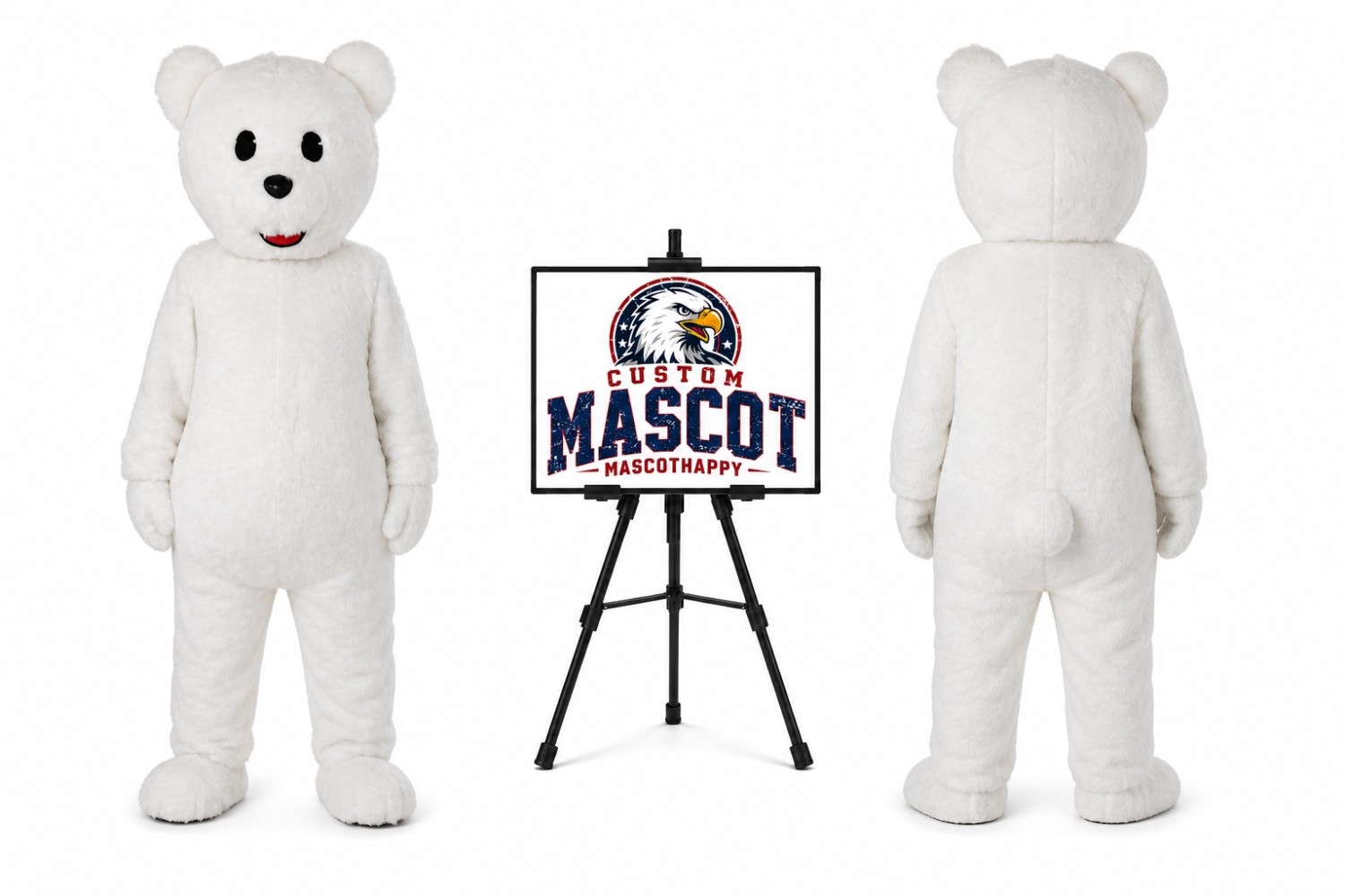 Polar Bear Mascot Costume Polar Bear Mascot Costume