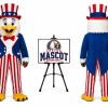 Uncle Sam Bird Mascot Costume