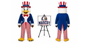 Uncle Sam Bird Mascot Costume Uncle Sam Bird Mascot Costume