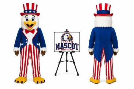 Uncle Sam Bird Mascot Costume