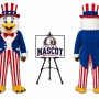 Uncle Sam Bird Mascot Costume