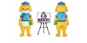 Messenger Dog Mascot Costume Messenger Dog Mascot Costume