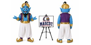 Genie Mascot Costume Genie Mascot Costume