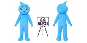 Water Drop Mascot Costume Water Drop Mascot Costume
