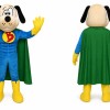Superhero Dog Mascot Costume