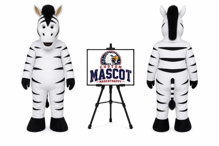 Zebra Mascot Costume