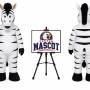 Zebra Mascot Costume