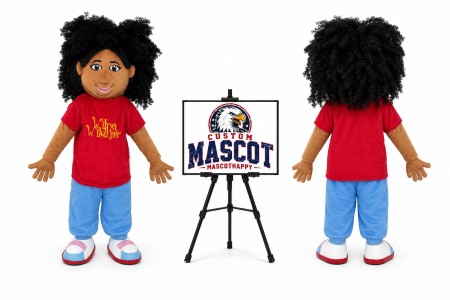Cartoon Girl Mascot Costume