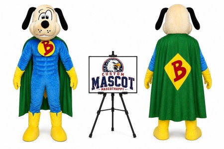 Superhero Dog Mascot Costume