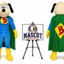 Superhero Dog Mascot Costume