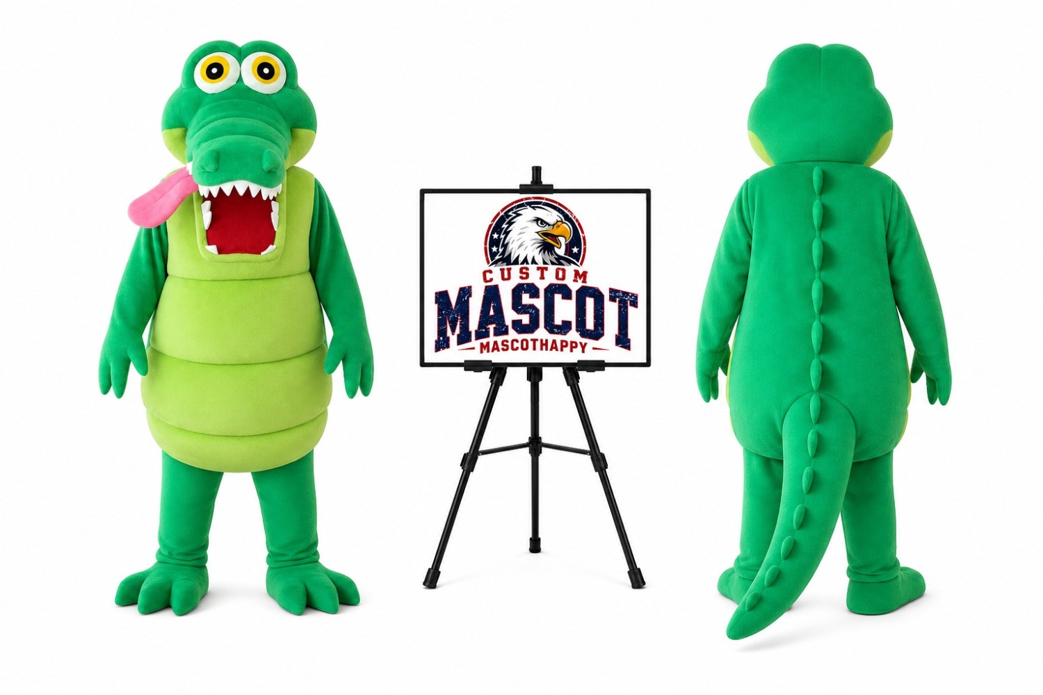 Open-Mouth Crocodile Mascot Costume Open-Mouth Crocodile Mascot Costume