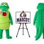 Open-Mouth Crocodile Mascot Costume
