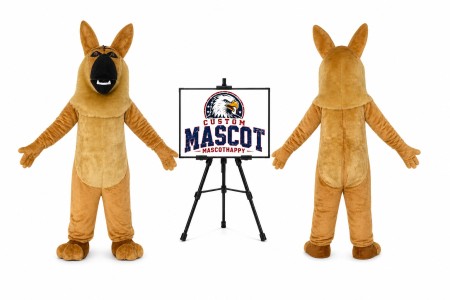 Cute German Shepherd Dog Mascot Costume