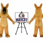 Cute German Shepherd Dog Mascot Costume