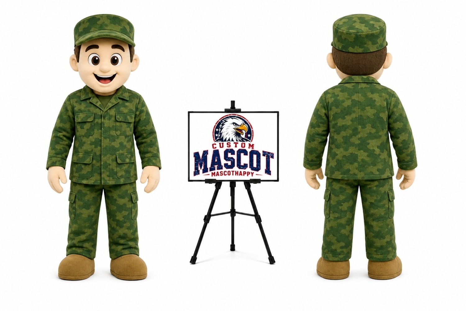 Soldier Mascot Costume Soldier Mascot Costume