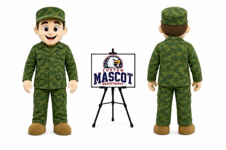 Soldier Mascot Costume